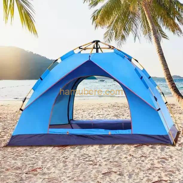 Waterproof Outdoor Camping Tent, 2-3-4 People, Fully Automatic, Fast Open Sunscreen, Hiking Survival