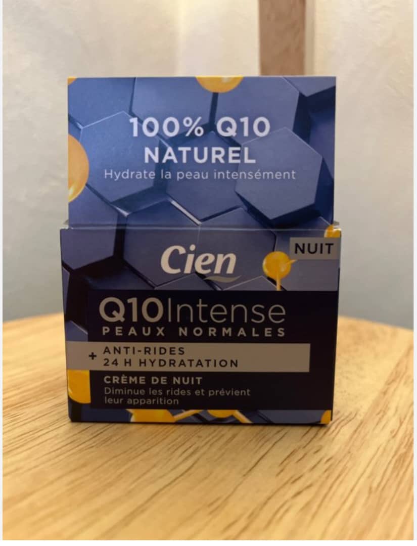 Cien Anti-Wrinkle Night Cream with Q10, Hyaluronic Acid and Vitamin E 50ml