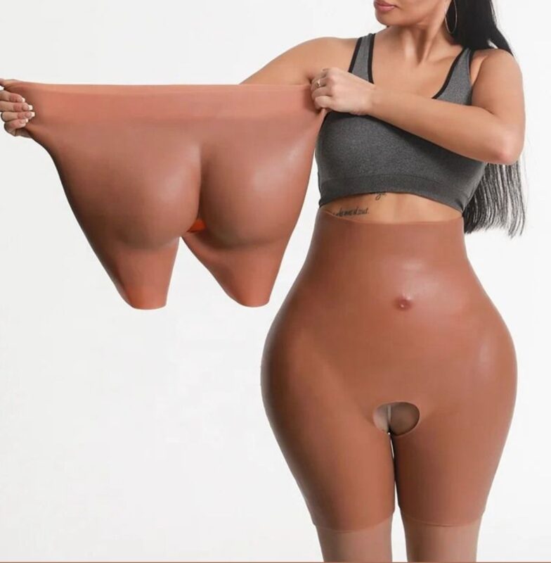 Women Beauty Butt Silicone Female Fake Bum Panties
