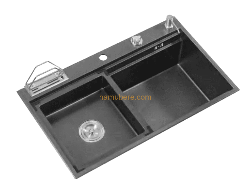 Kitchen Sinks Bar Sinks Black Undermount and Inset Stainless Steel 1 Bowl