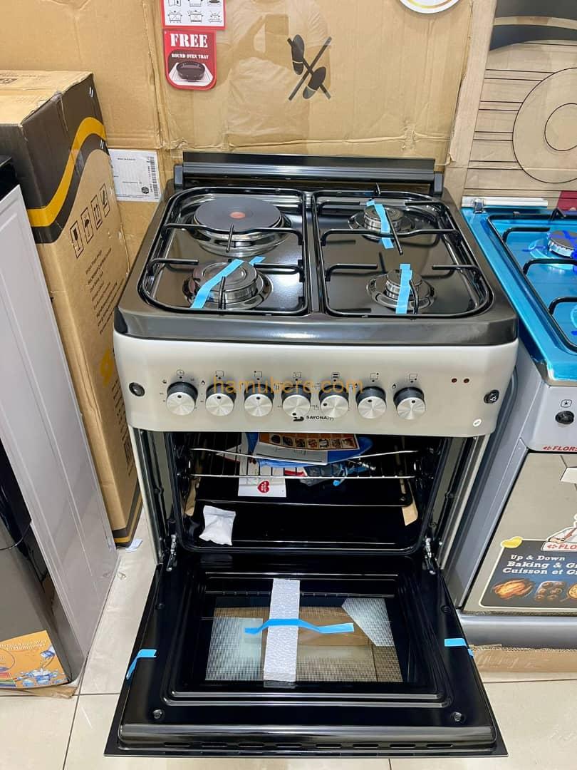 Von Hot 3 Gas and 1 Electric Hotplate Cooker Electric Oven