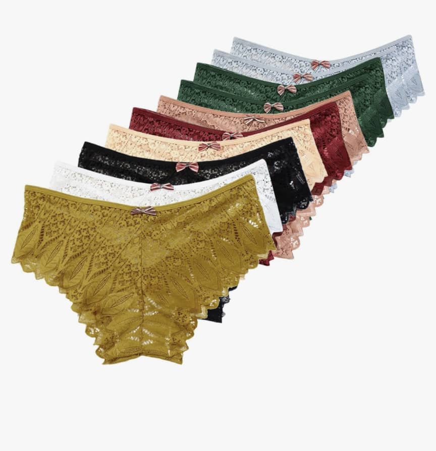 Solid Color Woman Cotton Underwear Lingerie Lace Panties Cotton Womens Underwear Panties for Women High Waist Briefs