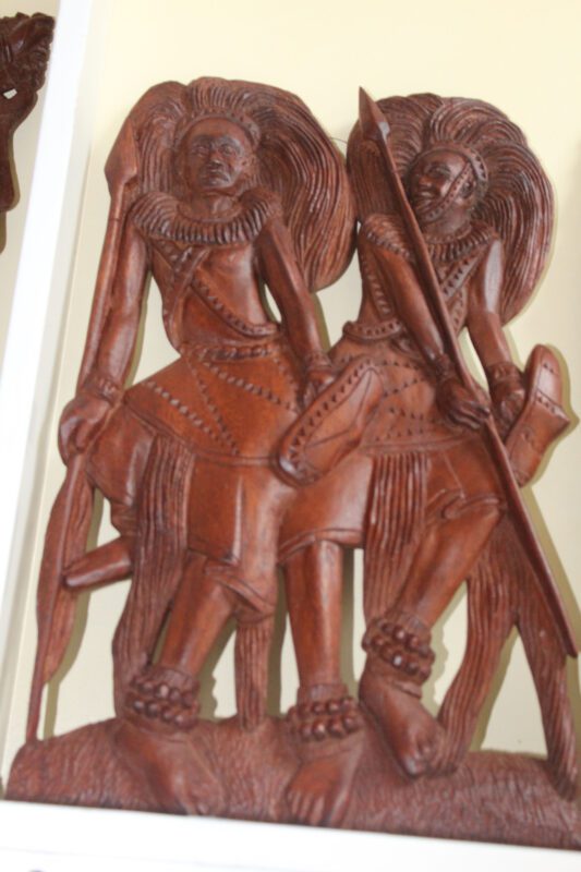 Traditional dance decorative wooden art