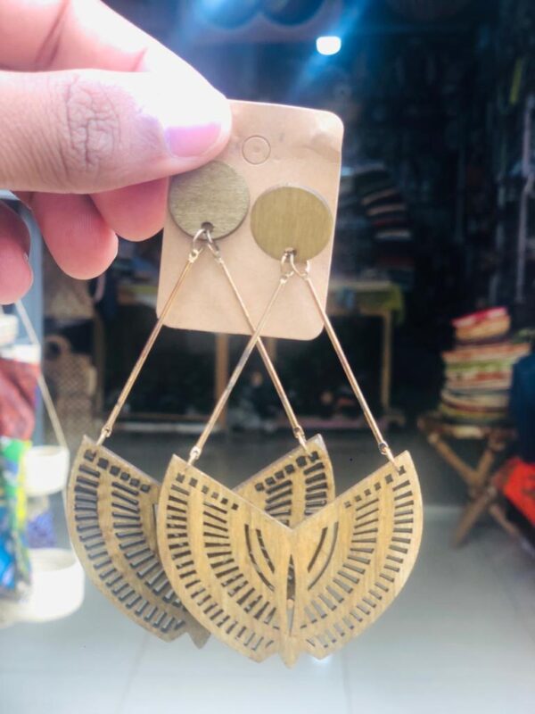 Wooden earring