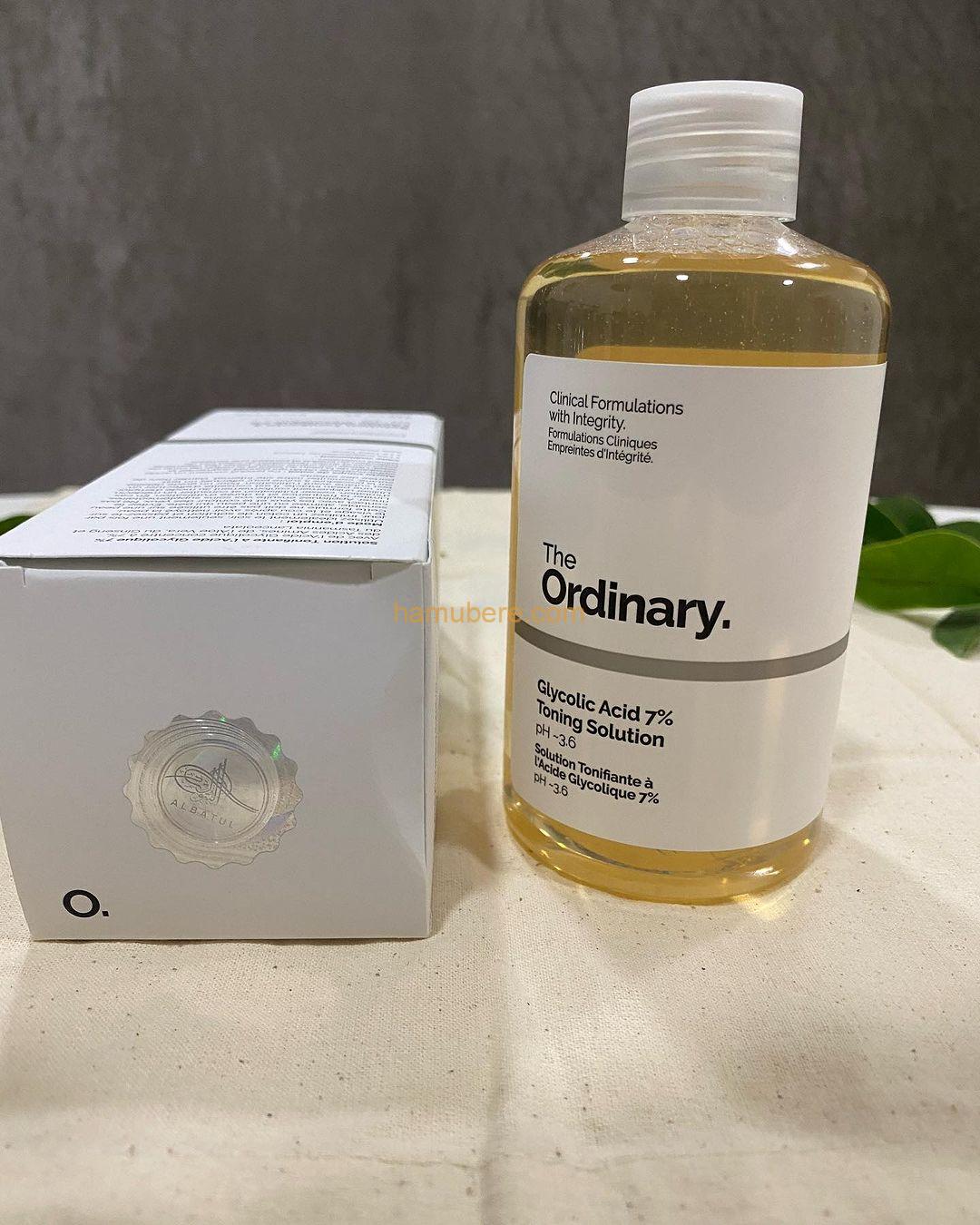 The Ordinary Glycolic Acid 7% Toning Resurfacing Solution 8.1 fl oz Size: Regular Department: Unisex Formulation: Fluid Skin Type: All Skin Types Ingredients: Glycolic Acid Body Area: Face Features: All Natural Ingredients, Oil-Free, Alcohol-Free, Animal 