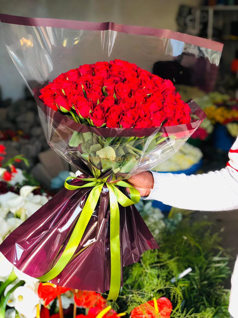 A Bouquet of red roses