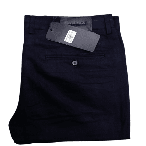 Pants Men Cotton Fashion Business Stretch Chinos Trousers Casual