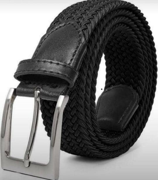 Stretch Belt Unisex Elastic Belt Braided Waistband 3.5cm