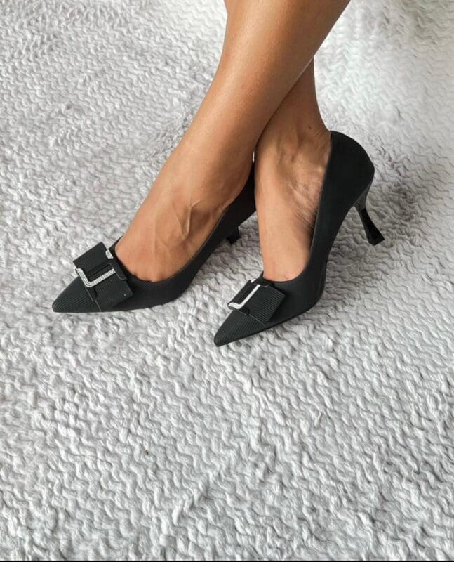 Salvatore Ferragamo Womens Zeri 70 Black Pumps Shoes 9 Medium B,M BHFO 9519