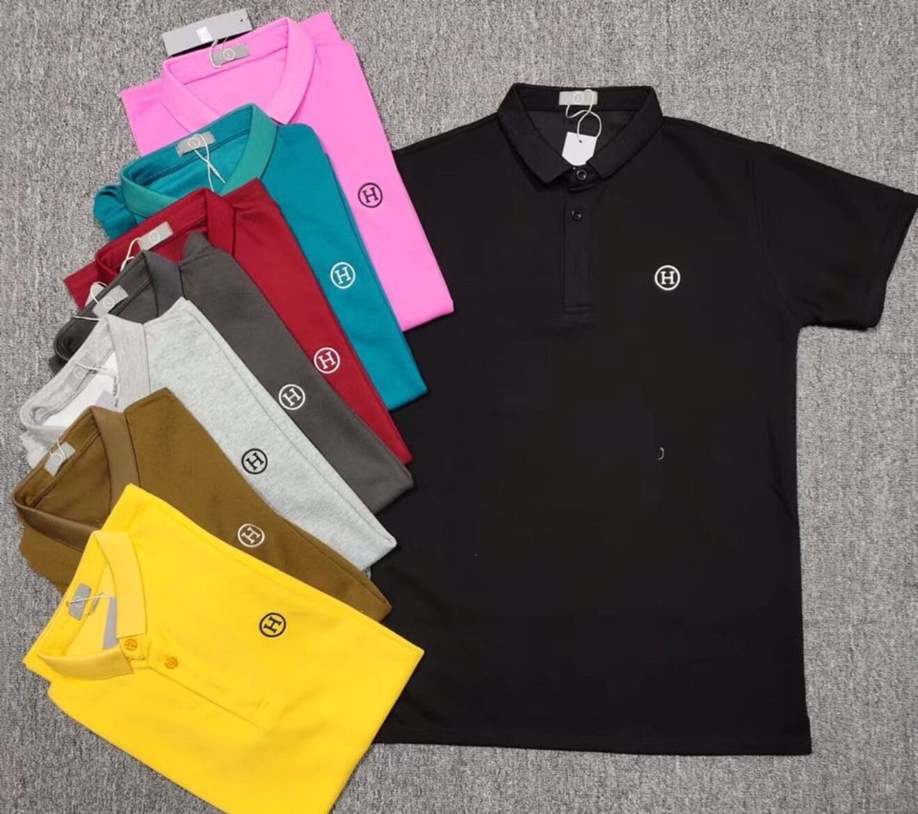 Nike Logo Polo Golf Mens Size X-Large XL 2-Button Up Yellow Shirt EUC.
