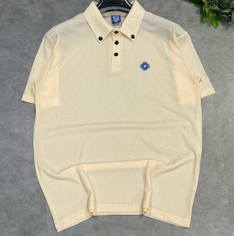 Robert Graham Men’s Yellow Short Sleeve Polo Shirt Size 2XL