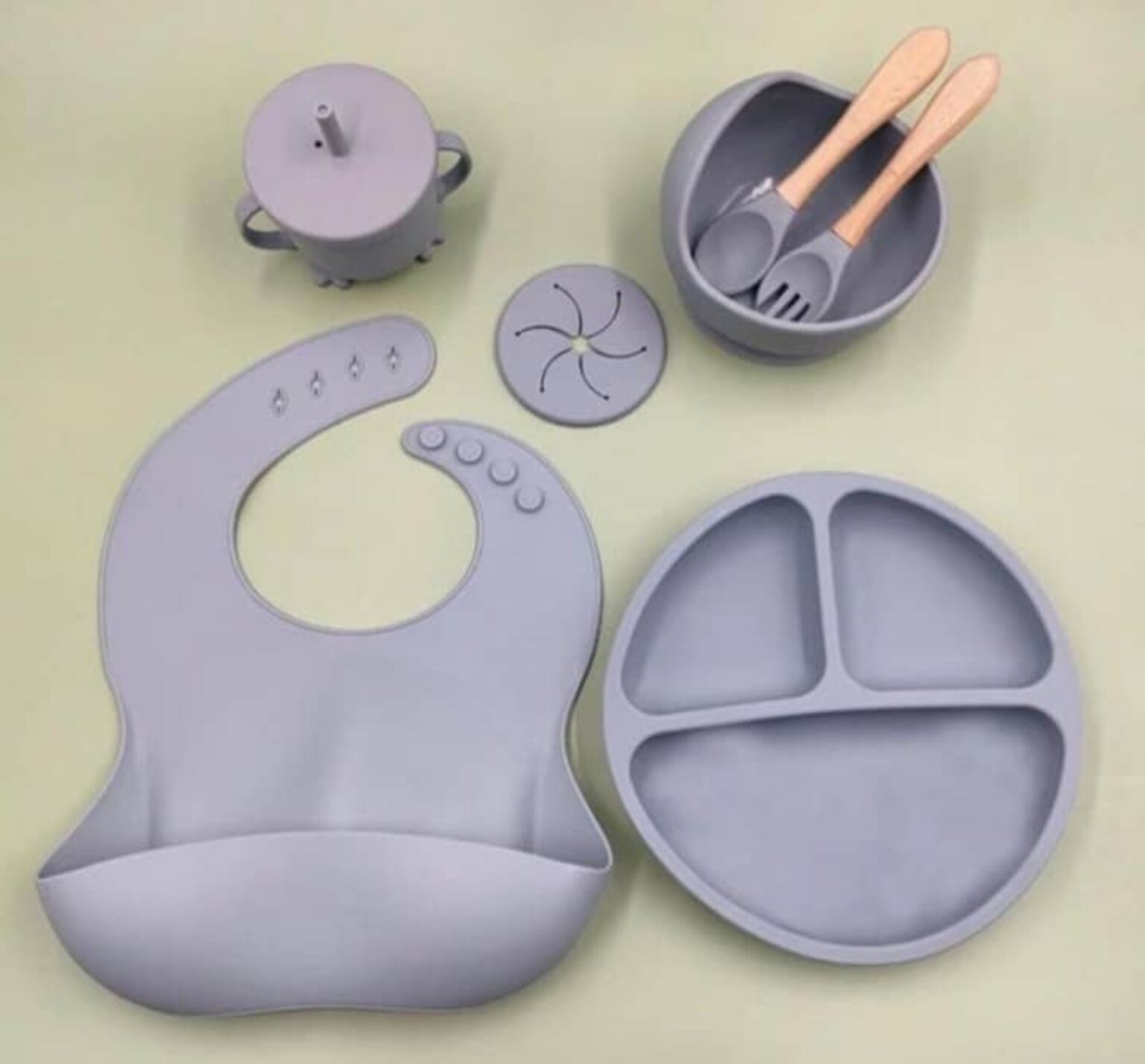 LAT Baby Silicone Feeding 4 pcs Set