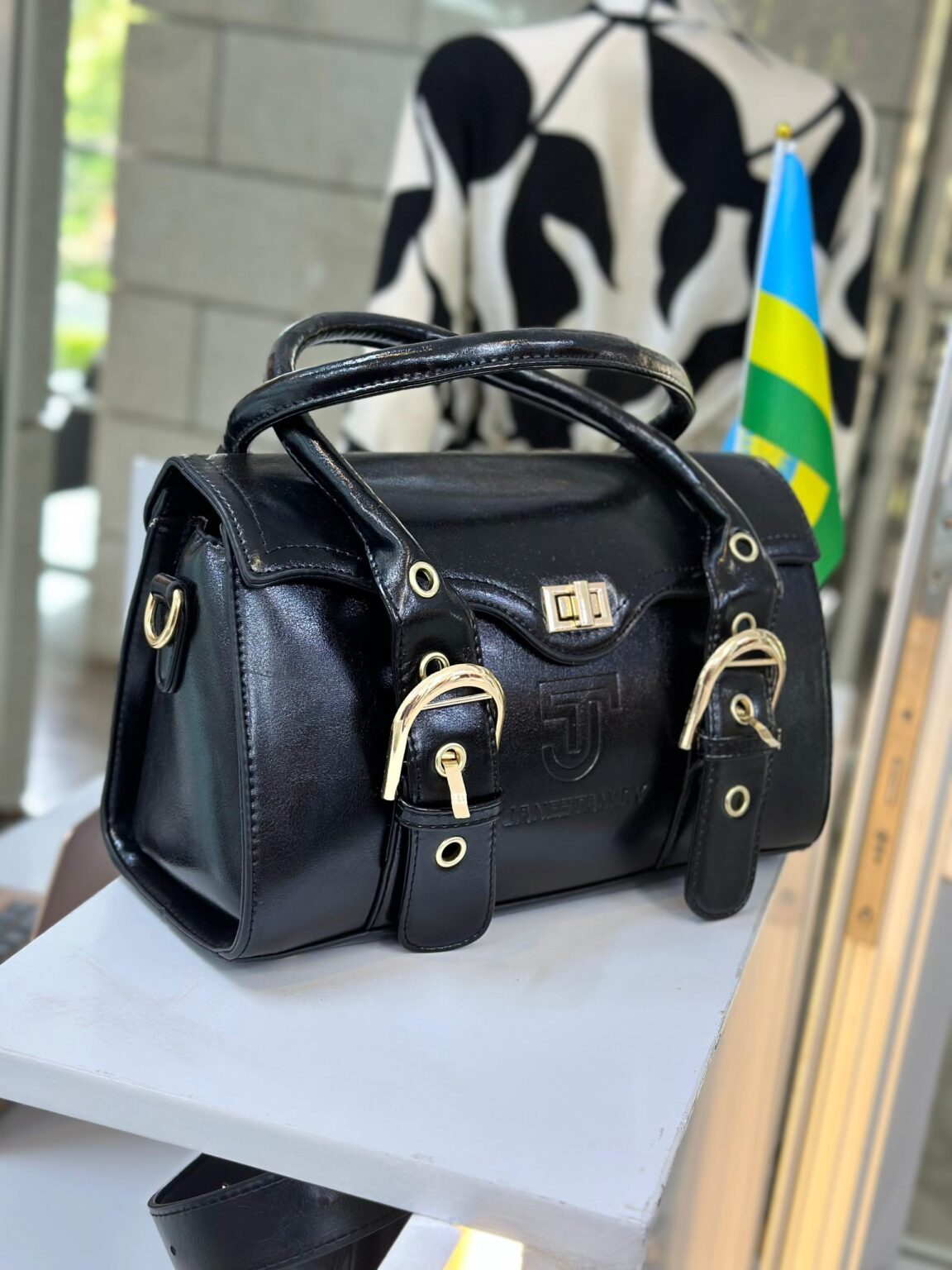 Leather Handbags Oil Wax Leather Retro Cylindrical Bag Hand Shoulder Bag Diagona