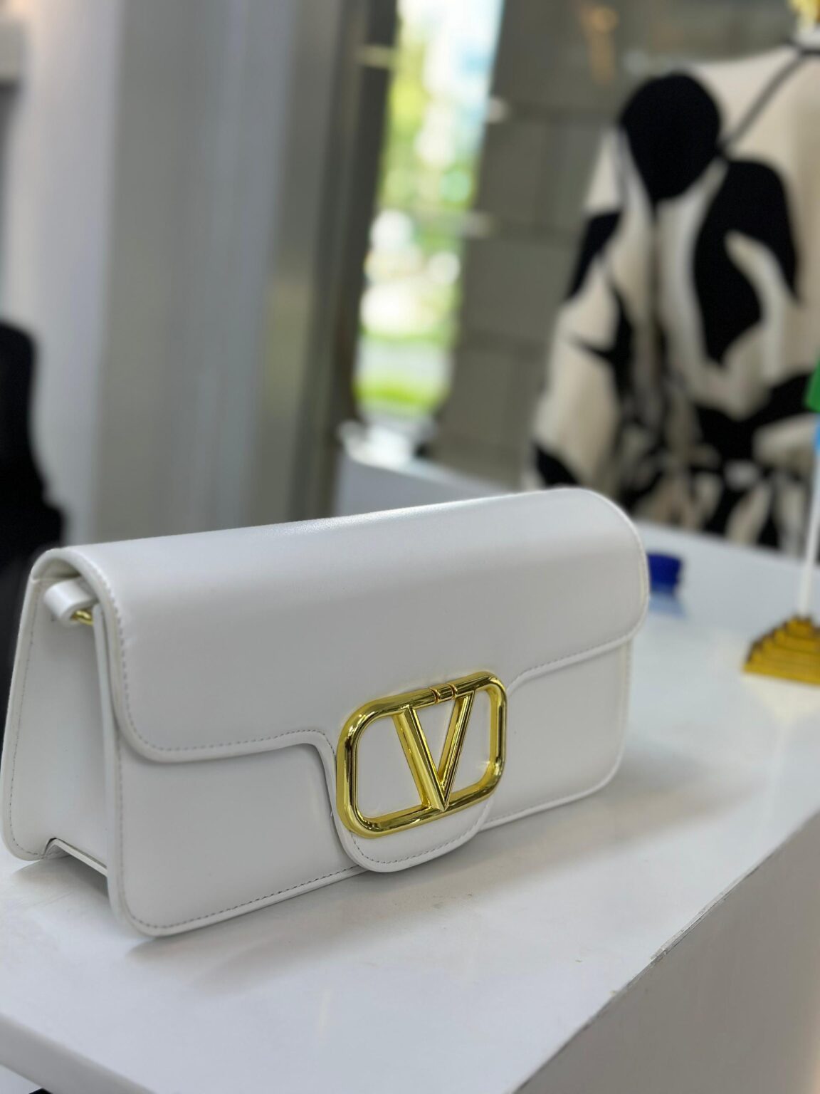 Valentino Garavani Locò leather shoulder bag