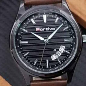 Portive waterproof men analog watch