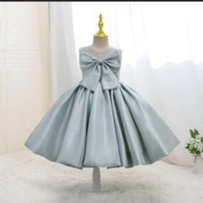 Azami girls party dress-Green