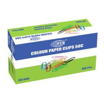 PAPER CLIPS COLORED 50MM 33MM