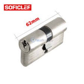 Door Lock With Cylindre En Laiton 62 MM A 3 Clefs ctn