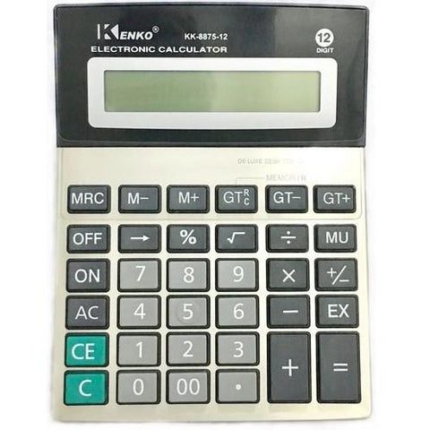 KENKO KK 8875 12 DIGITS ELECTRONIC CALCULATOR DESKTOP CALCULATOR.