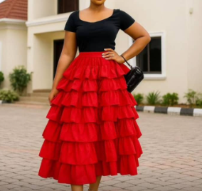 Tulle Skirt & Casual T-Shirt Set