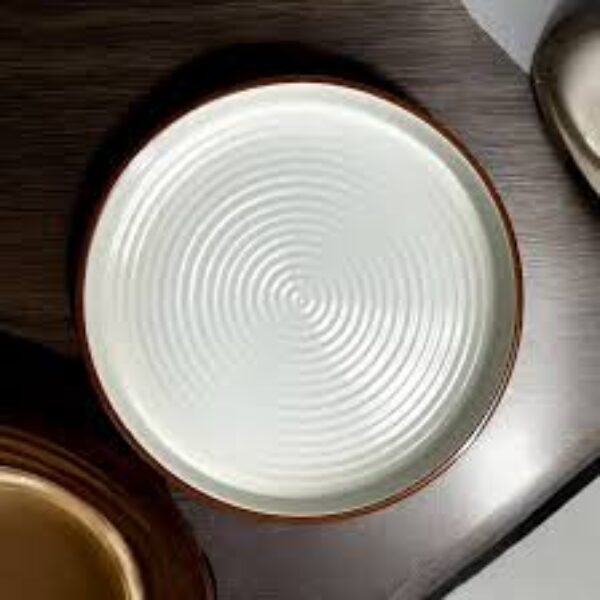 Hand painted ceramic starter plate 9 inches ....