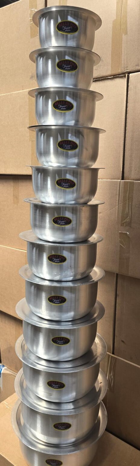 Seven hills 12PCS Stainless Steel Aluminium