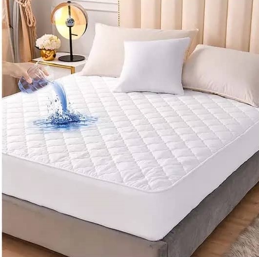 Extra Deep Quilted Waterproof Mattress Protector - Highly Absorbent Hotel Quality Bedding Pad Cover - Breathable Hypoallergenic Ultra Soft Fitted Bed Toppers Single Double Super King Size