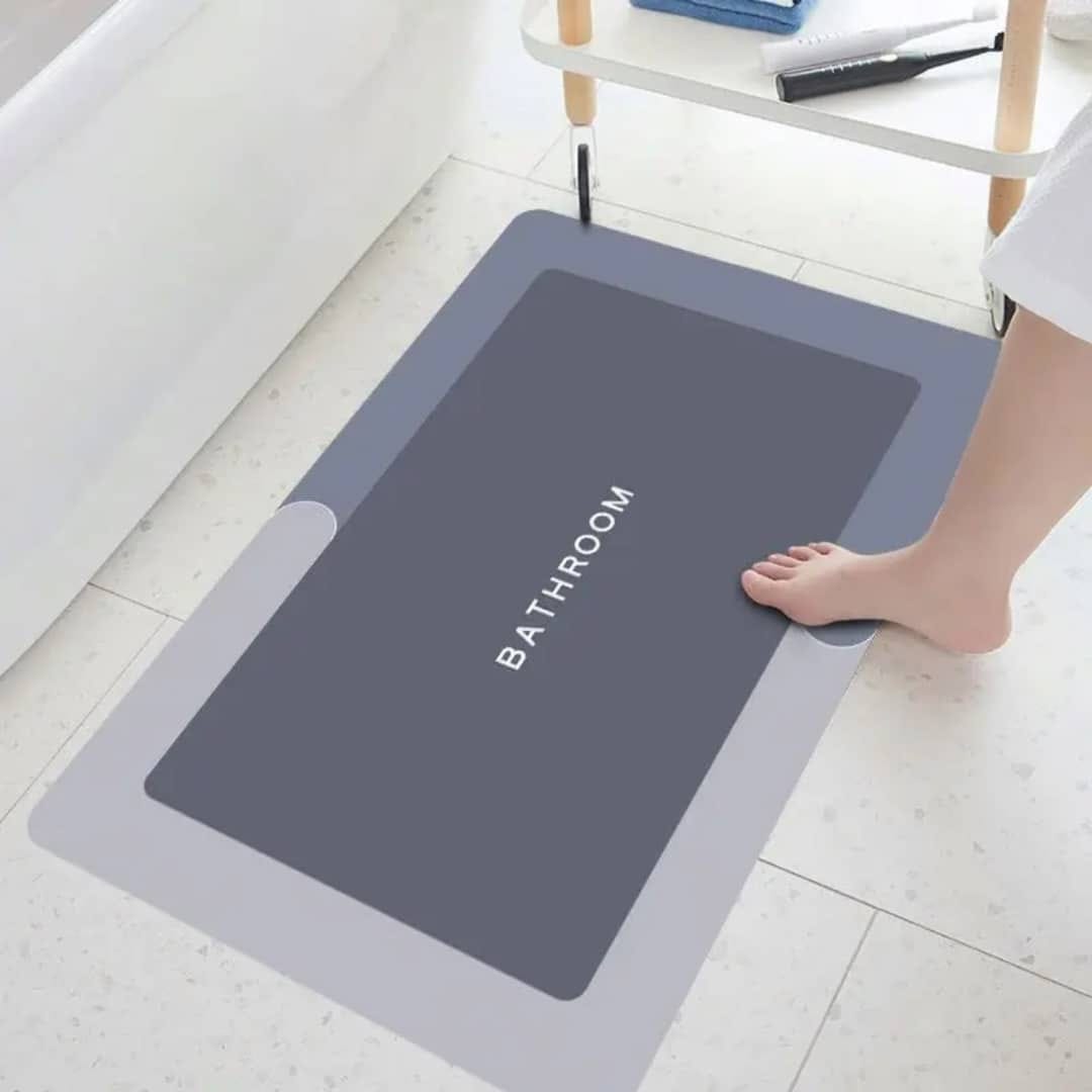 Super Absorbent Diatomite Quick-Dry Bathroom Floor Mat