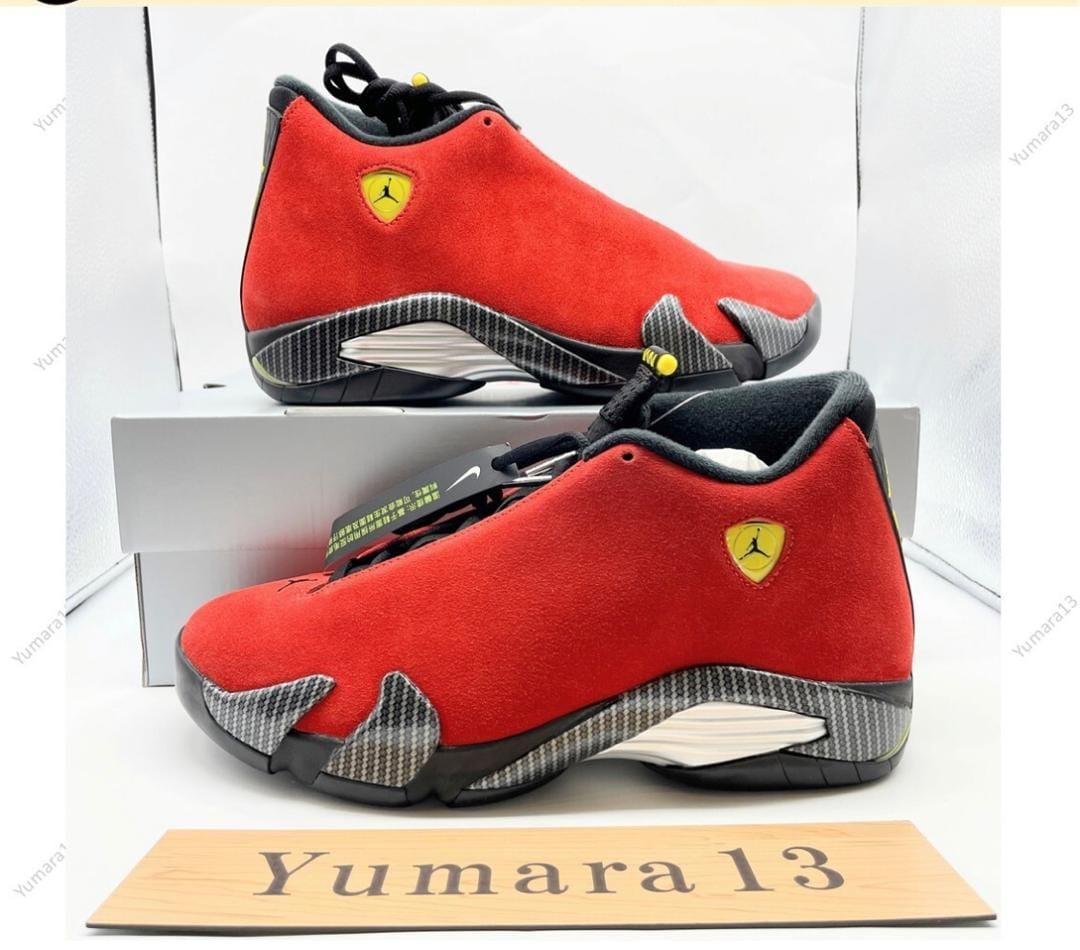 Air Jordan 14 Retro Ferrari (Challenge Red / Black / Vibrant Yellow)
