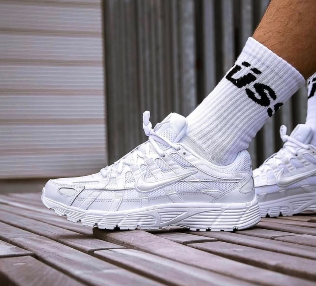 Nike P-6000 Triple White