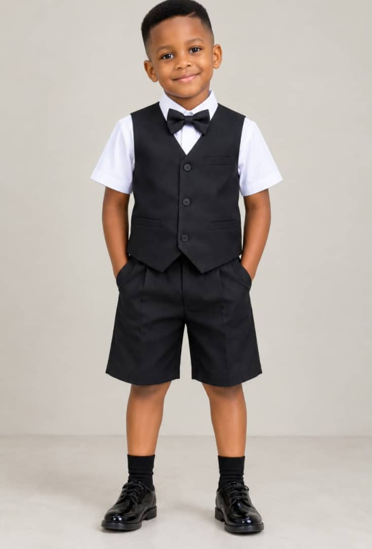 3-Piece Tween Boys Gentleman Suit Set