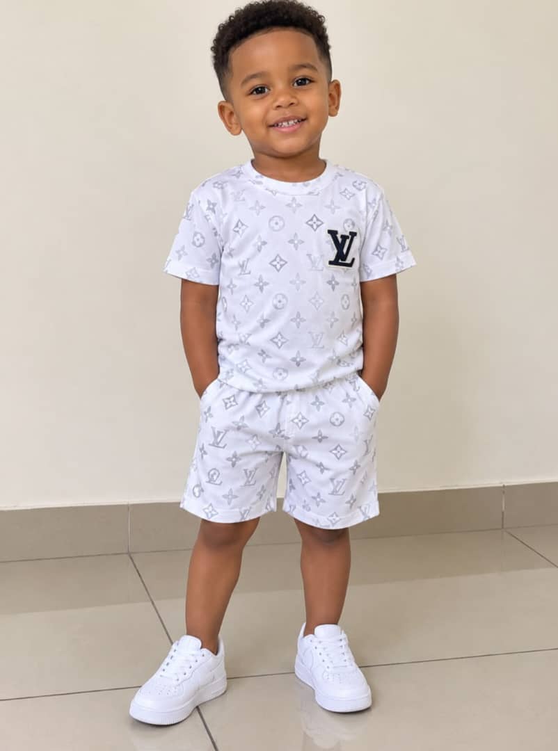 Louis Vuitton Monogram T-Shirt and Shorts Co-ord Set